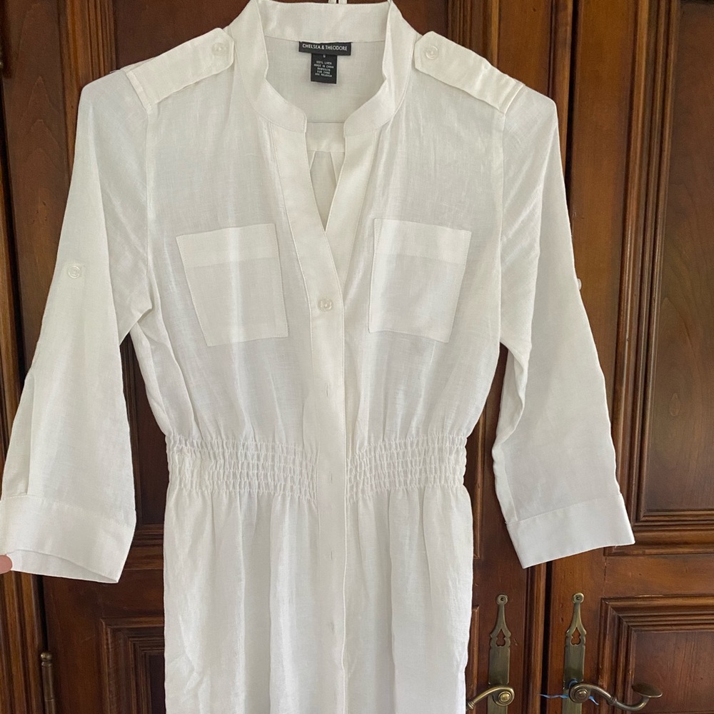 Chelsea & Theodore linen dress